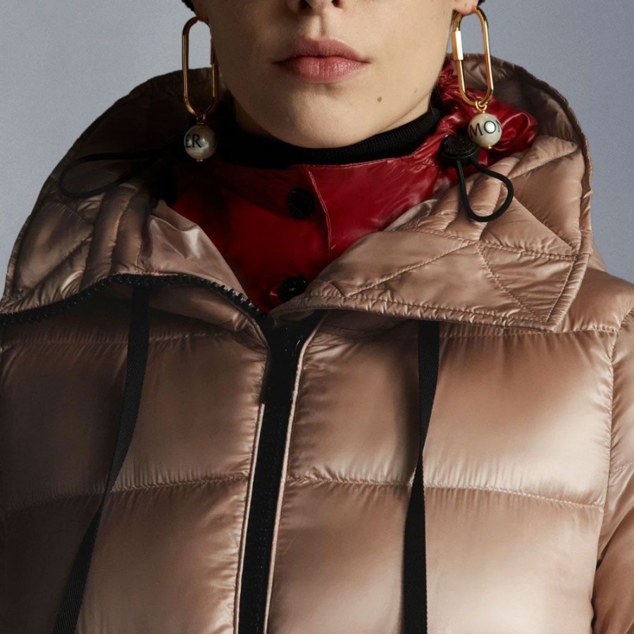 Dame MONCLER DAME Overtoj | Moncler - Suyen Down Jacket Beige