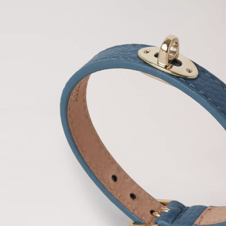 Dame Mulberry Armband | Mulberry - Bayswater Thin Bracelet, Metal Blue